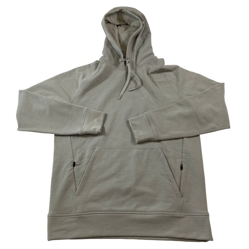 Ten Thousand Merino Tech Hoodie Men Grey Sage Performance Training Pullover NWOT